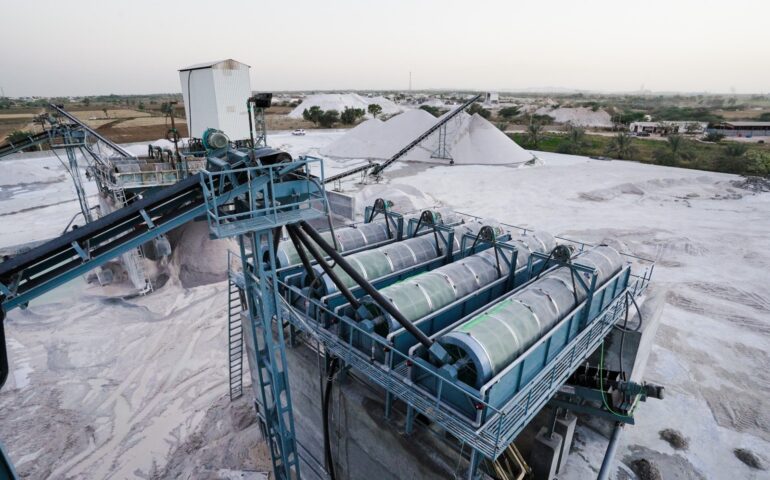 Silican Sand Processing Unit