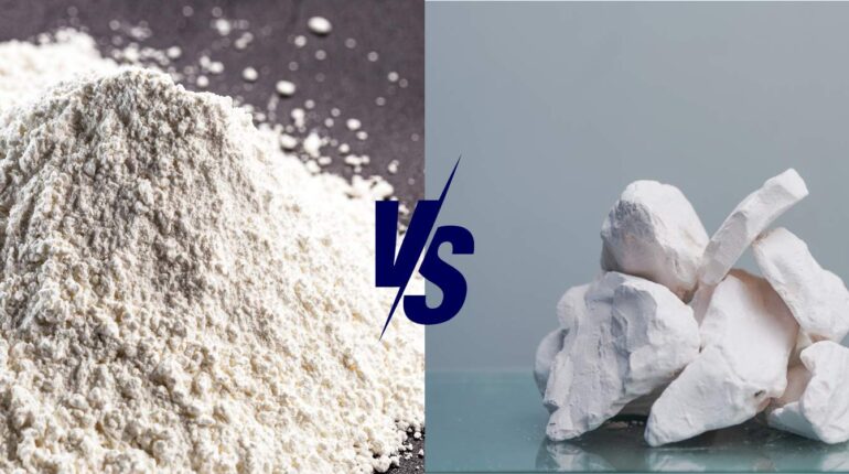 hydrous kaolin powder vs calcinated china clay