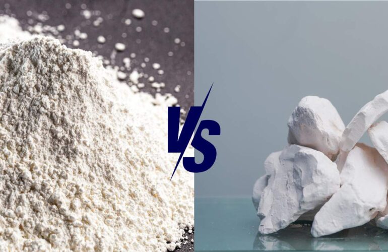 hydrous kaolin powder vs calcinated china clay
