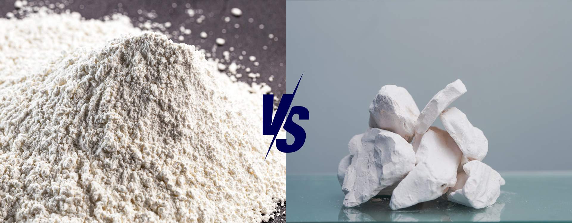 hydrous kaolin powder vs calcinated china clay